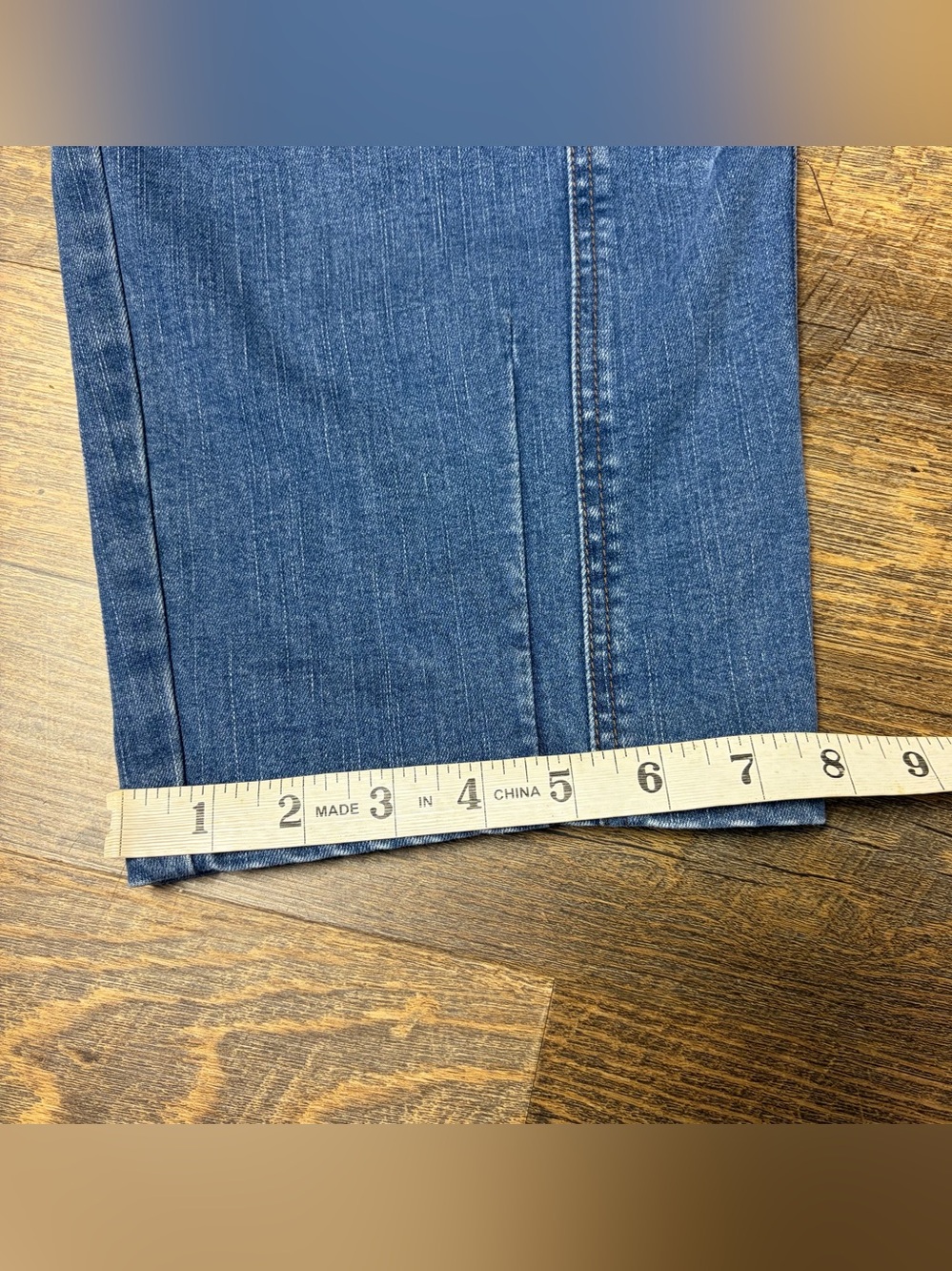 Democracy Ab Solution Barrel Leg Jeans High Rise Stretch Womens 14 Side Panel - Picture 2 of 8